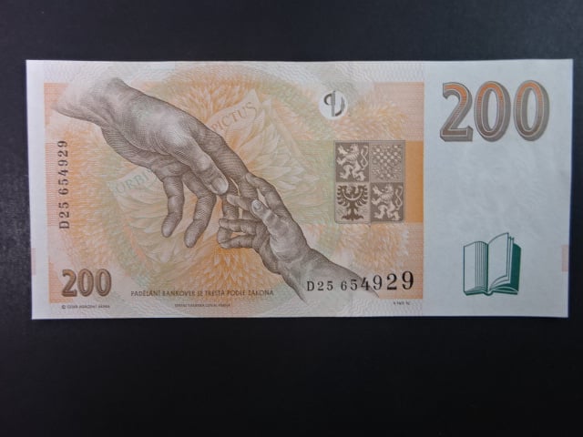 200 Kč 1998 série D 25