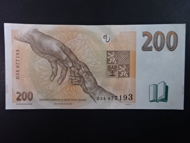 200 Kč 1998 série D 34