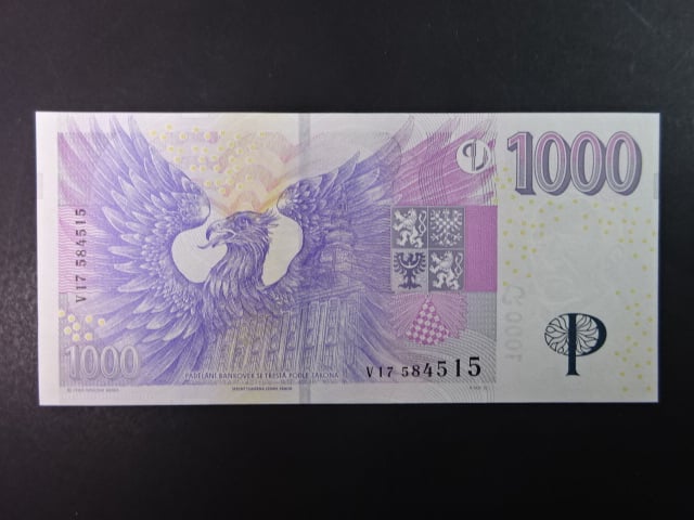 1000 Kč 2008 série V 17