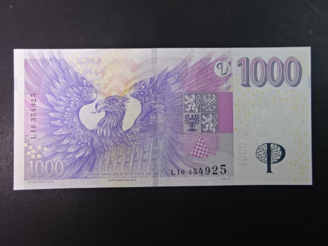1000 Kč 2008 série L 16