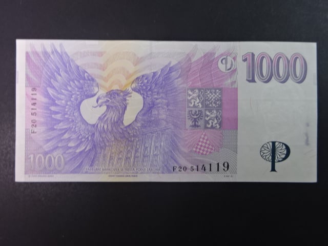 1000 Kč 1996 série F 20