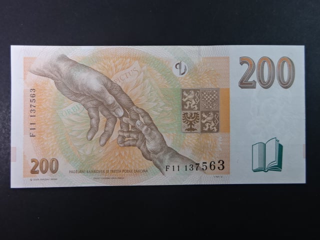 200 Kč 1998 série F 11