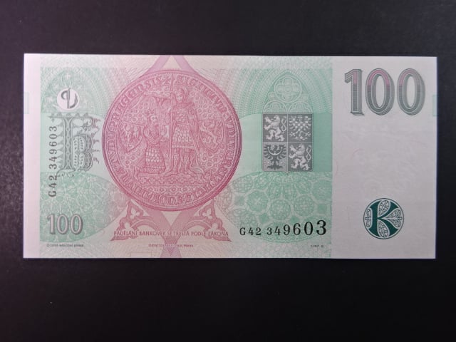 100 Kč 1997 série G 42