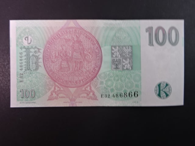 100 Kč 1997 série E 32