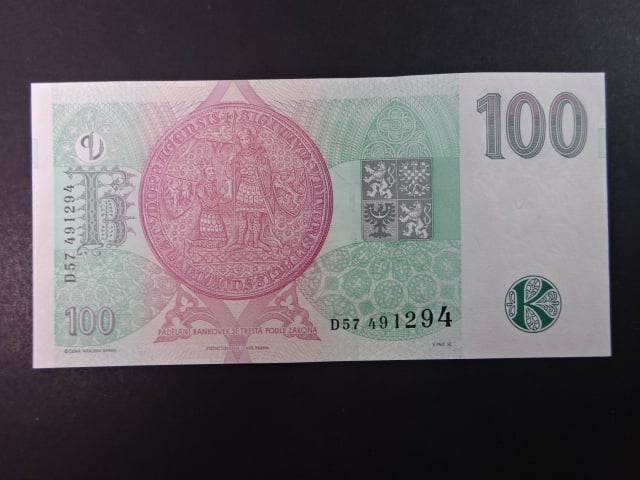 100 Kč 1997 série D 57