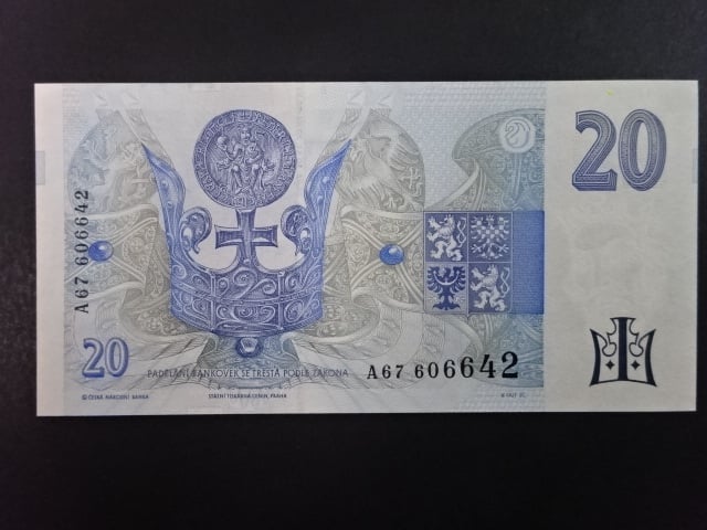 20 Kč 1994 série A 67