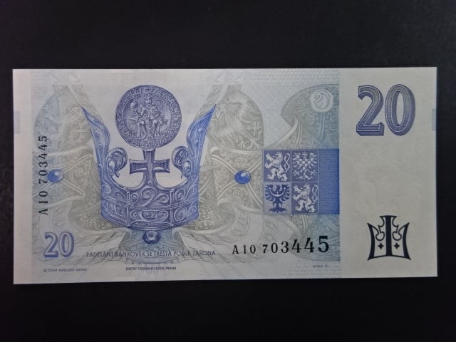 20 Kč 1994 série A 10