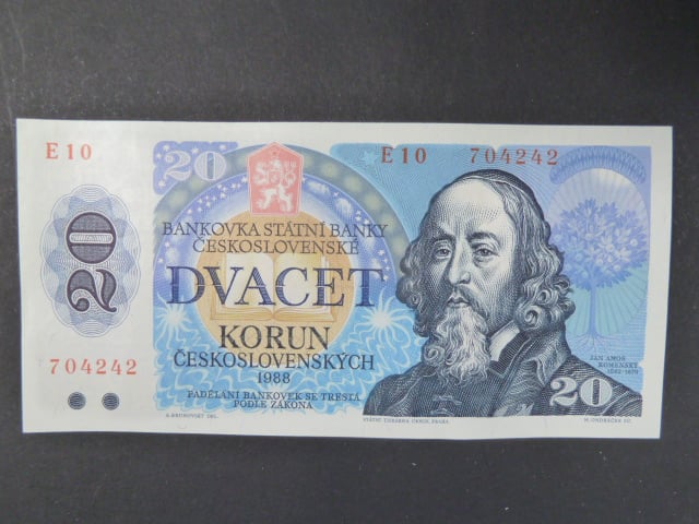 20 Kčs 1988 série E 11