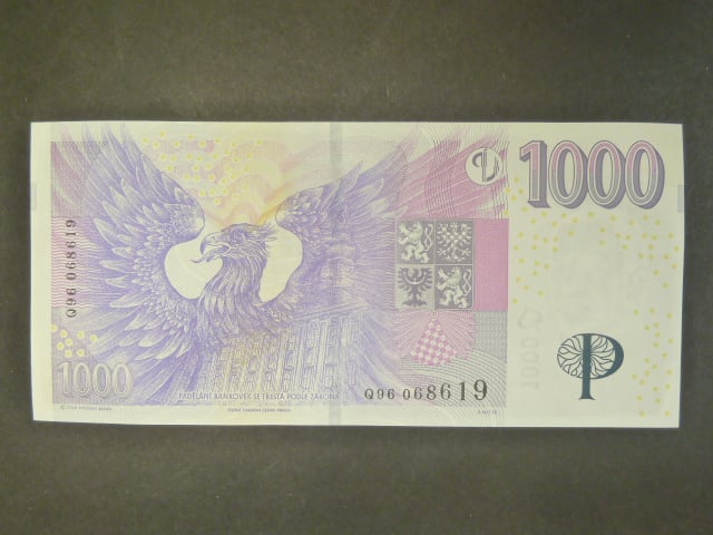 1000 Kč 2008 série Q 96 poslední série