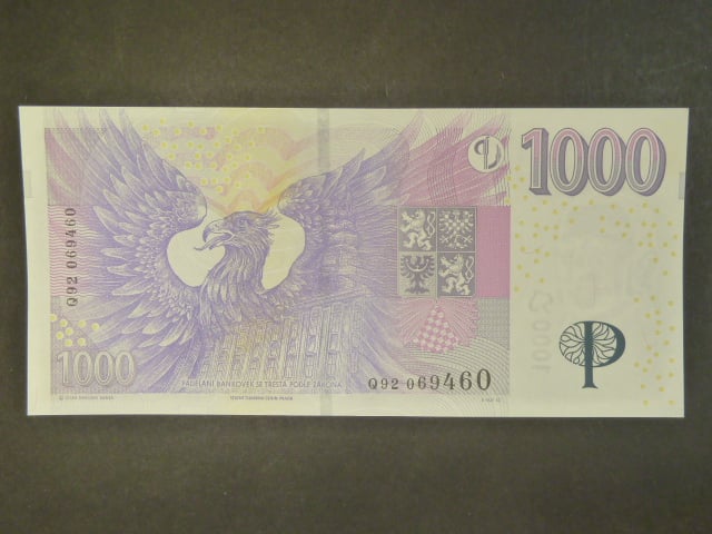1000 Kč 2008 série Q 92