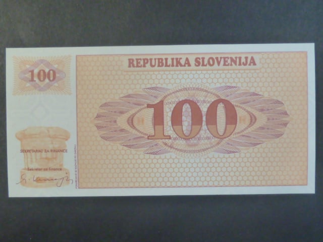 100 Tolarjev 1990, BNB. B206as2, Pi. 6