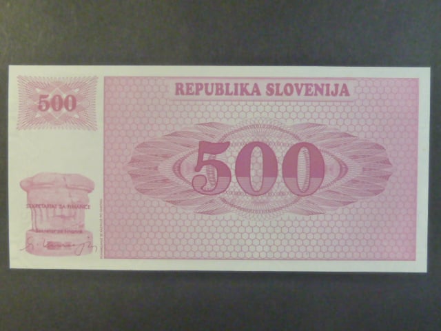 500 Tolarjev 1992, BNB. B208bs, Pi. 8