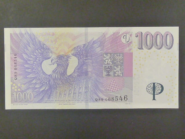 1000 Kč 2008 série Q 89