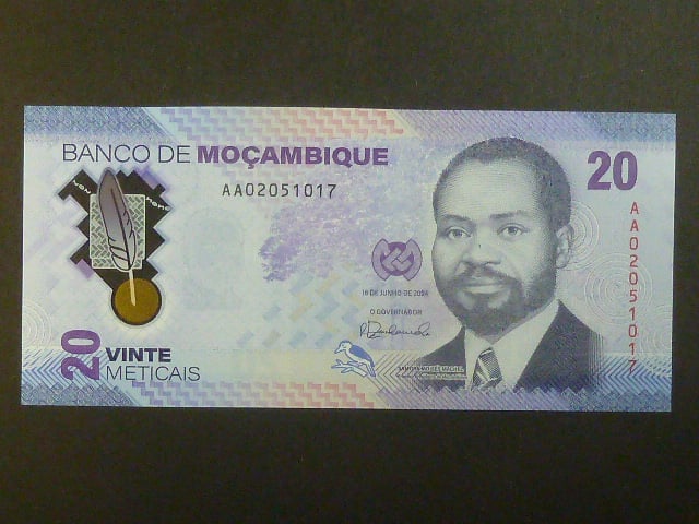 MOZAMBIK, 20 Meticais 2024, BNB. B240a