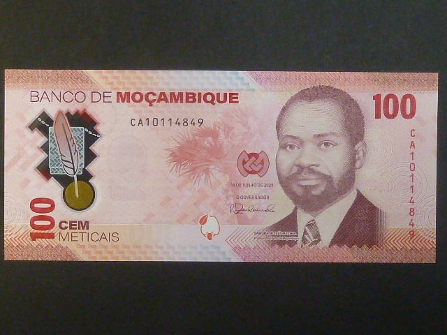 MOZAMBIK, 100 Meticais 2024, BNB. B242a