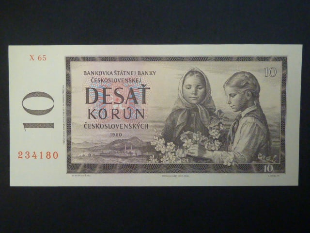 10 Kčs 1960 série X 65