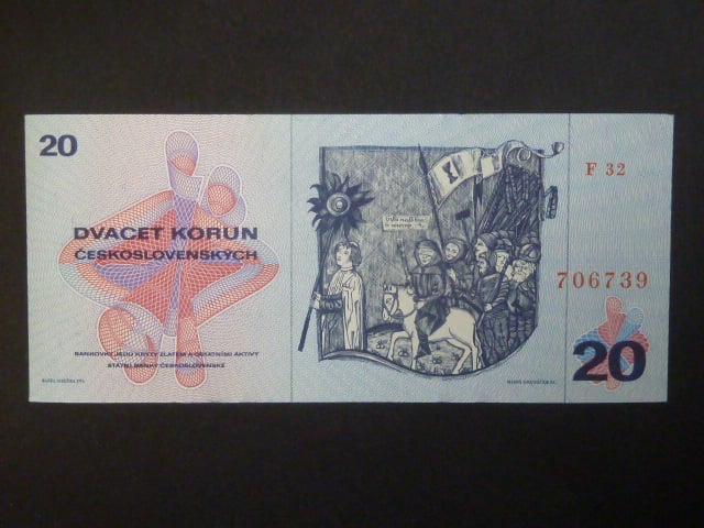 20 Kčs 1970 série F 32