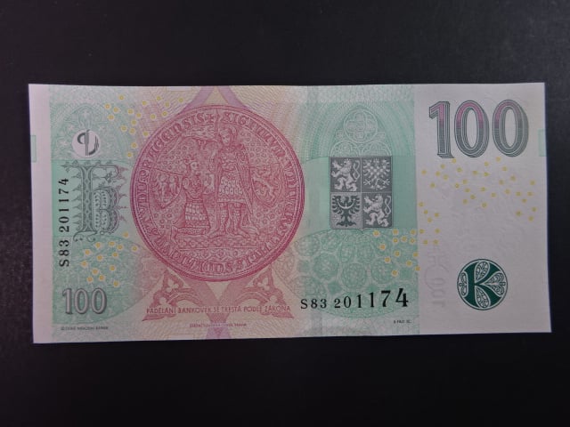 100 Kč 2018 série S 83