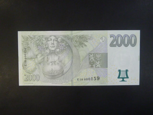 2000 Kč 2007 série E 10