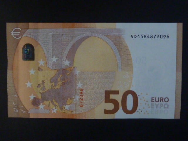 50 Euro 2017 s.VD, Španělsko podpis Lagarde, V032