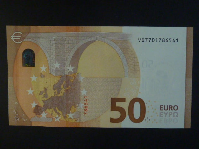 50 Euro 2017 s.VB, Španělsko podpis Lagarde, V015