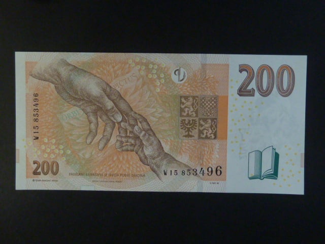 200 Kč 2018 série W 15
