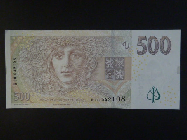 500 Kč 2009 série K 09
