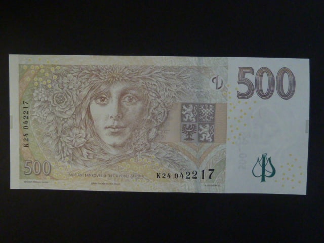500 Kč 2009 série K 24