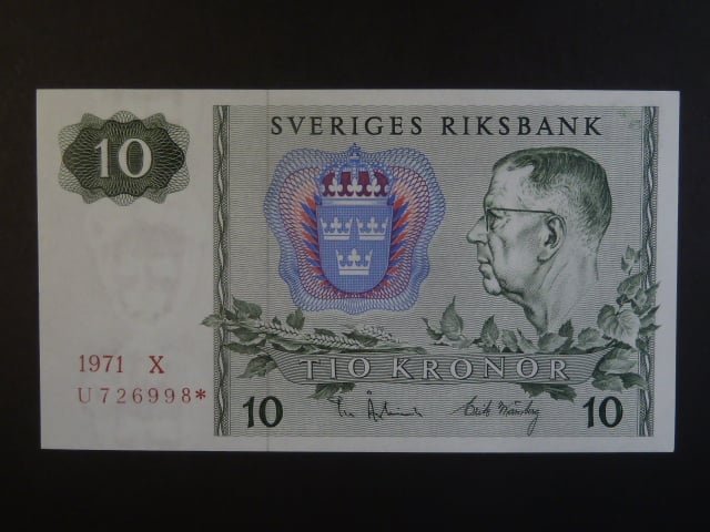 10 Kronor 1971 replacement, Pi. 52r1