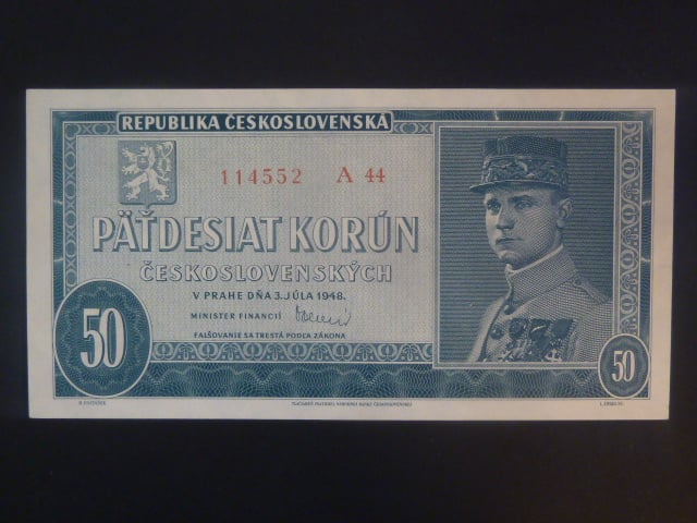 50 Kčs 1948 serie A 44
