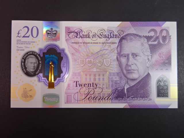 20 Pounds 2023, BNB. B209a, nový portrét