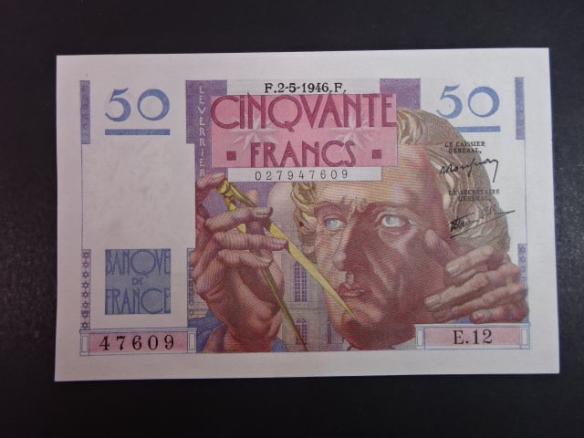50 Francs 1946, BNB. B981a, Pi. 127