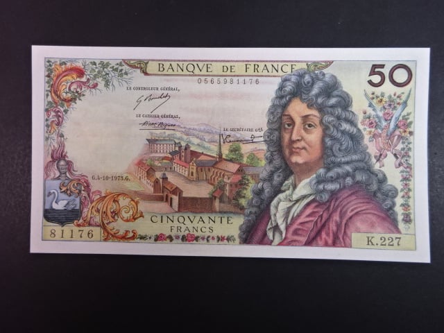 50 Francs 1973, BNB. B1006d, Pi. 148