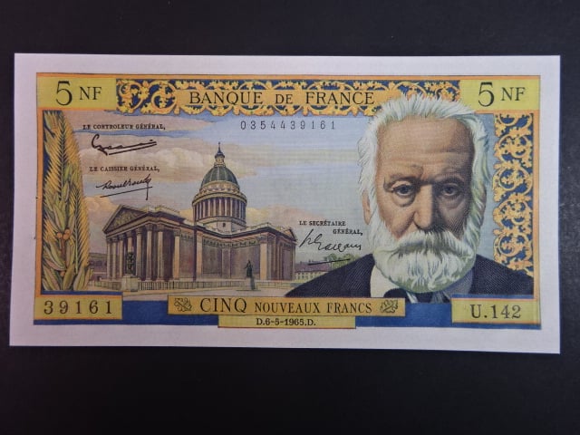 5 NF Francs 6.5.1965, BNB. 999a, Pi. 141