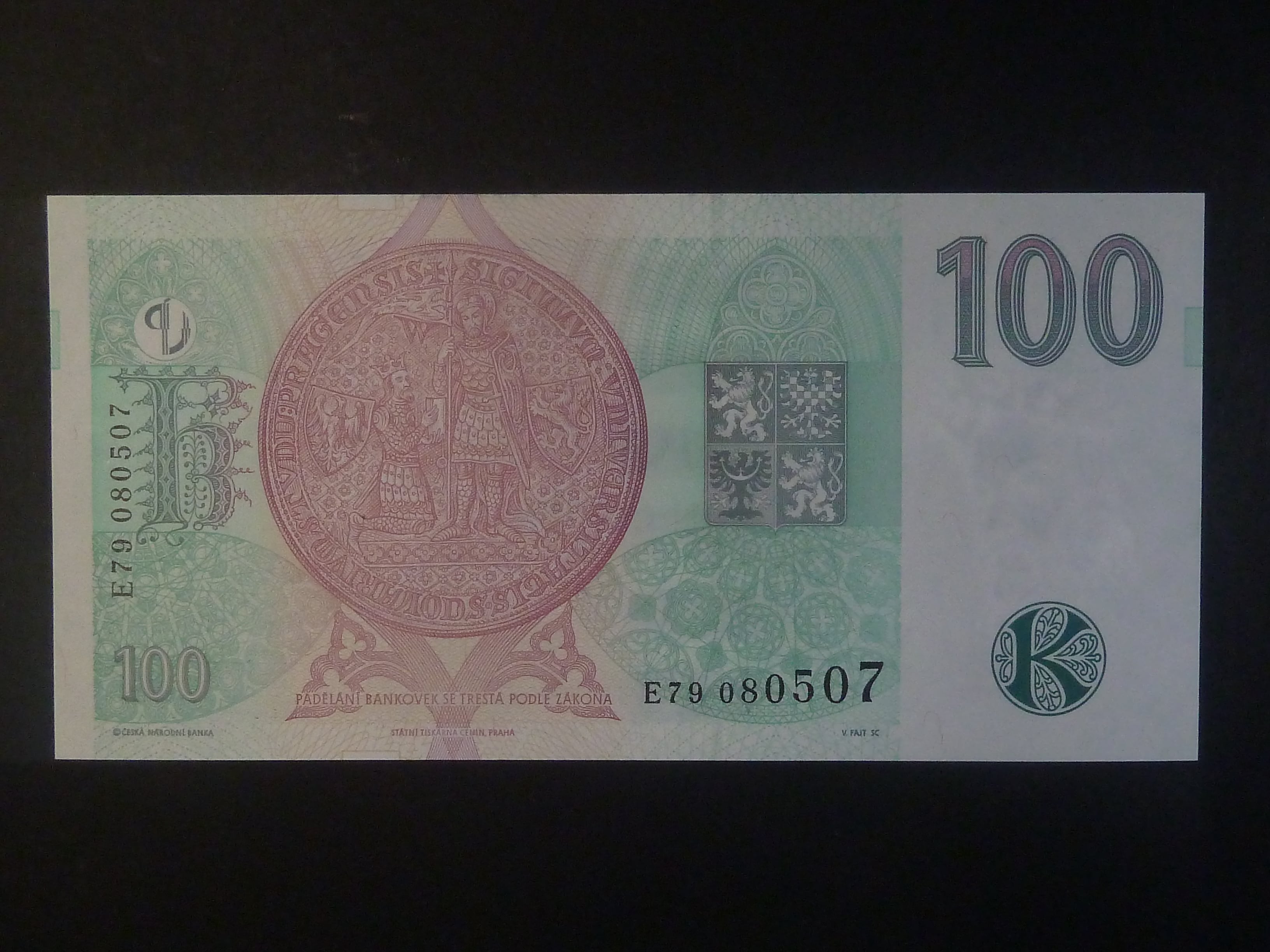 100 Kč 1997 série E 79