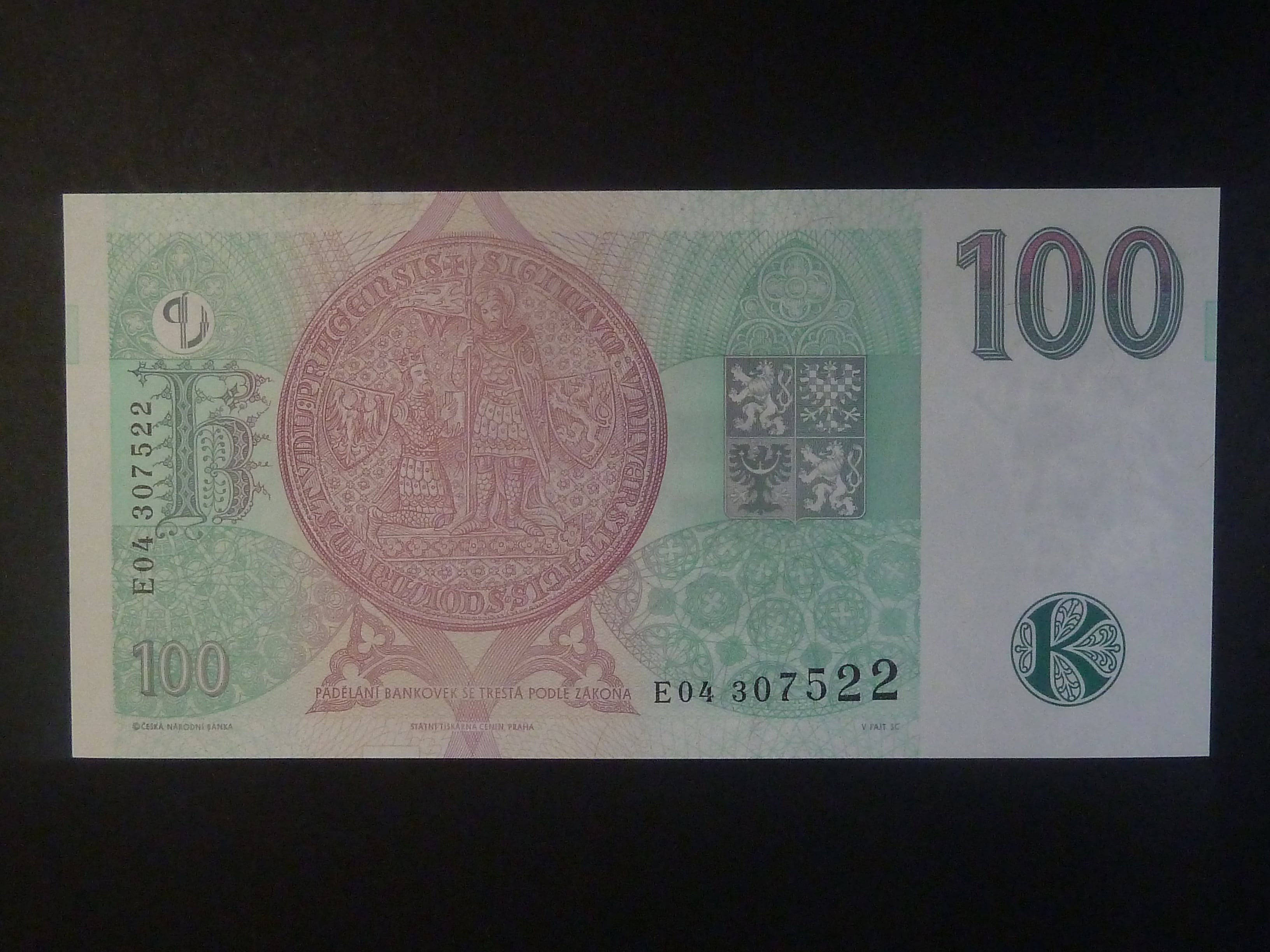 100 Kč 1997 série E 04