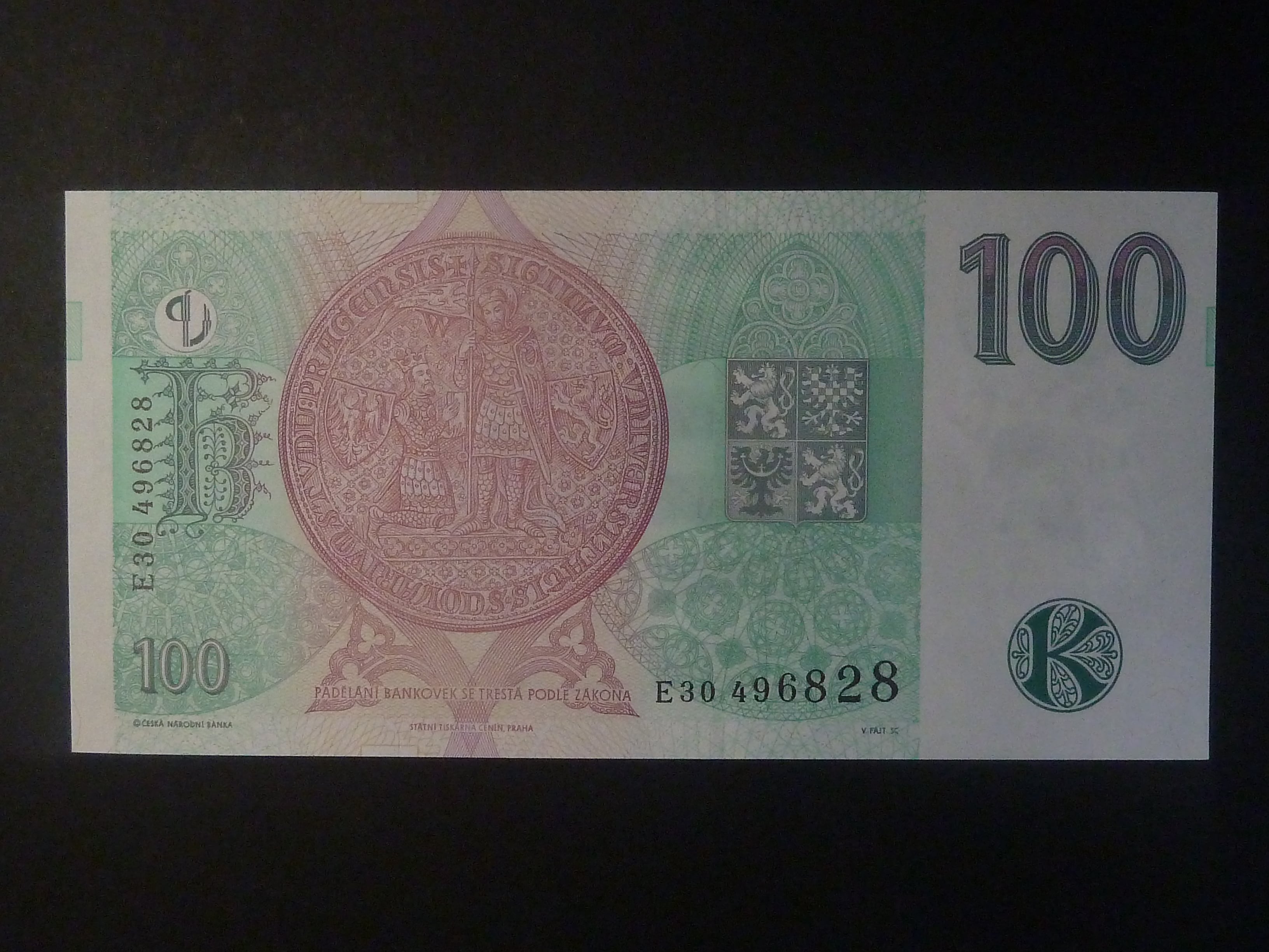 100 Kč 1997 série E 30