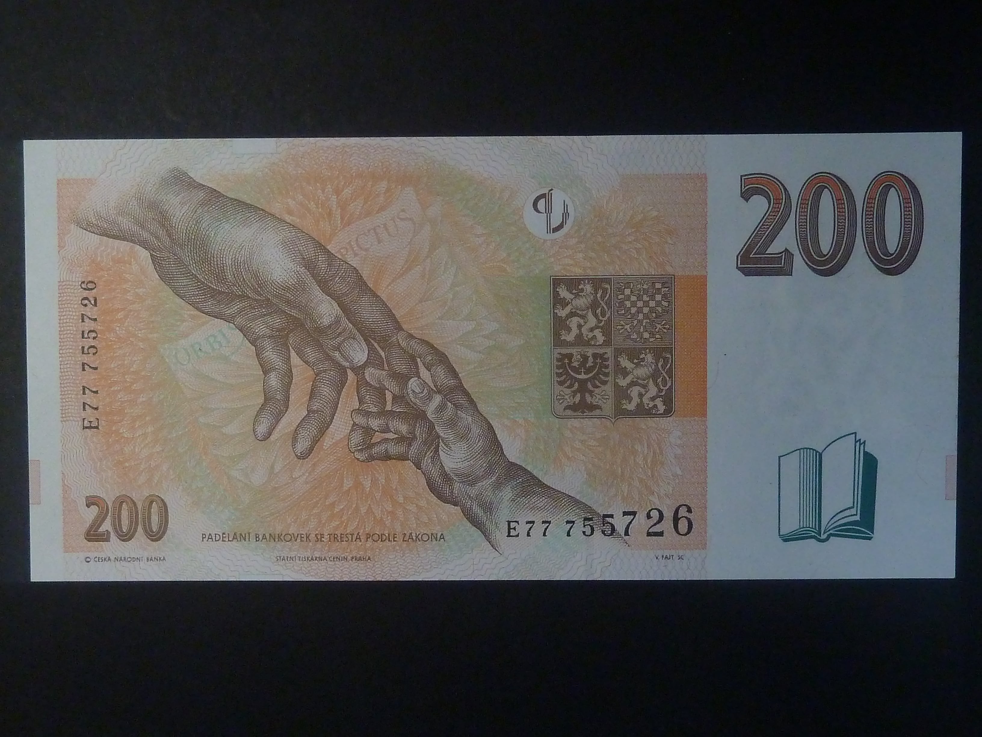 200 Kč 1998 série E 77