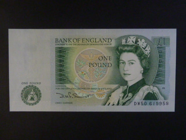 1 Pound 1981, BNB. 184a, Pi. 377b