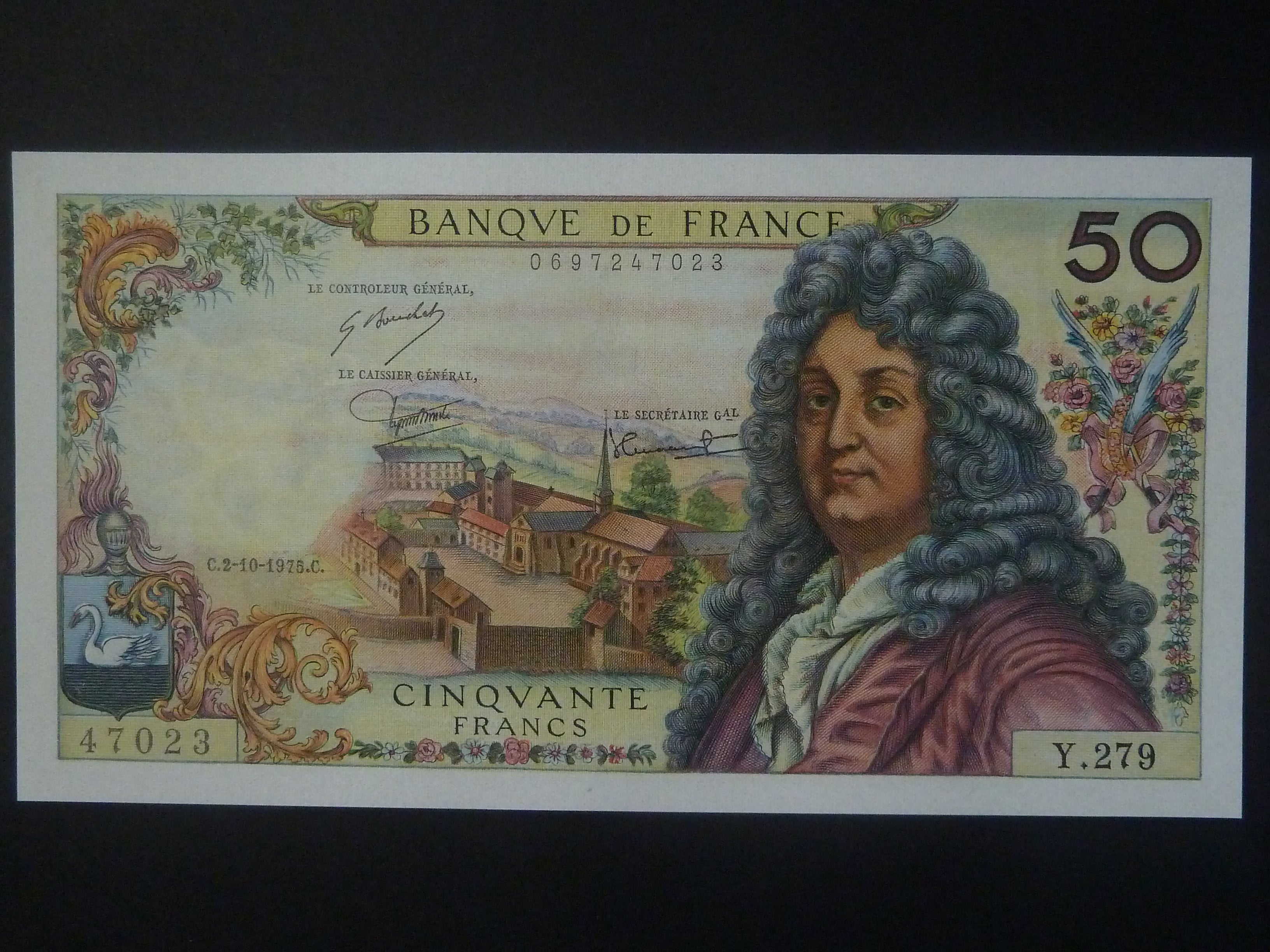 50 Francs 1975, BNB. B1006d, Pi. 148