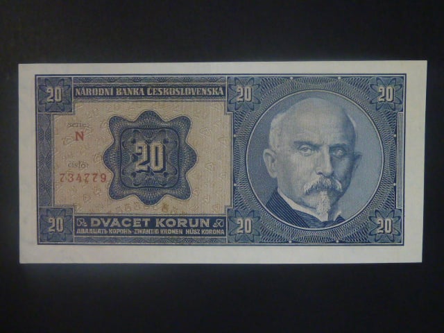 20 Kč 1926 serie N