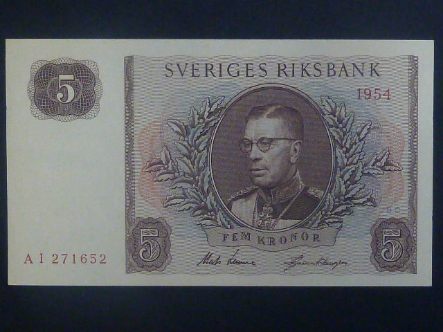 5 Kronor 1954, Pi. 42a