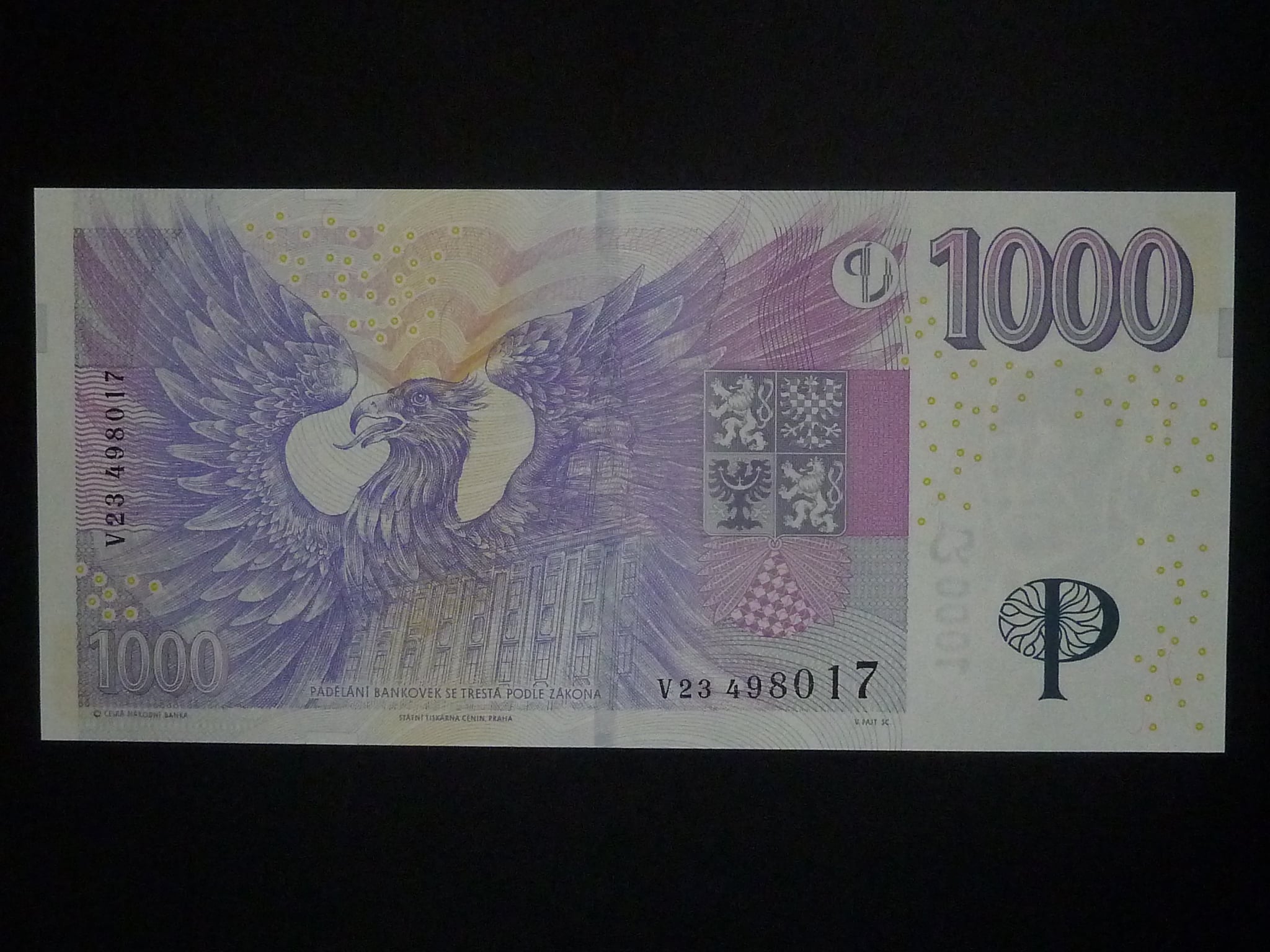 1000 Kč 2008 série V 23