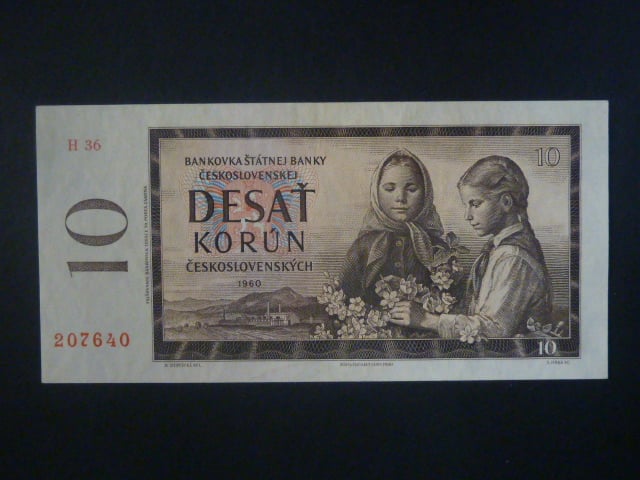 10 Kčs 1960 série H 36