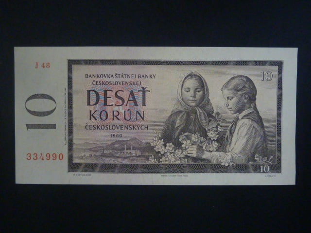 10 Kčs 1960 série J 48