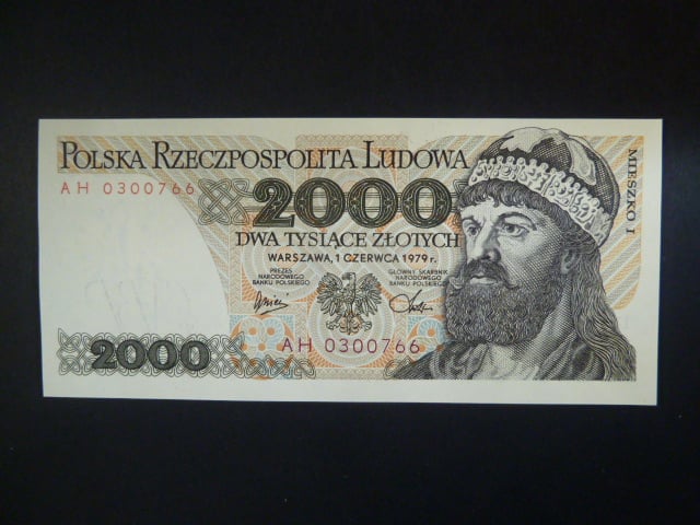 2000 zlotych 1979, BNB B839b, Pi. 147
