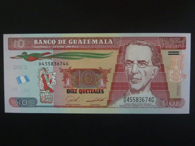 GUATEMALA, 10 Quetzales 2021, BNB. B606l, Pi. 123Ah