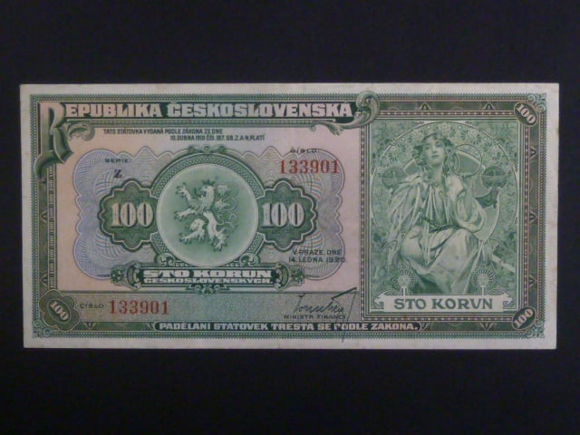 100 Kč 1920 série Z