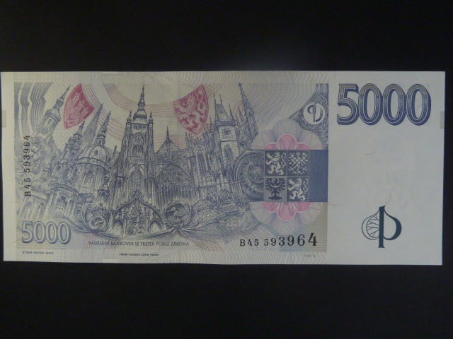 5000 Kč 1999 série B 45