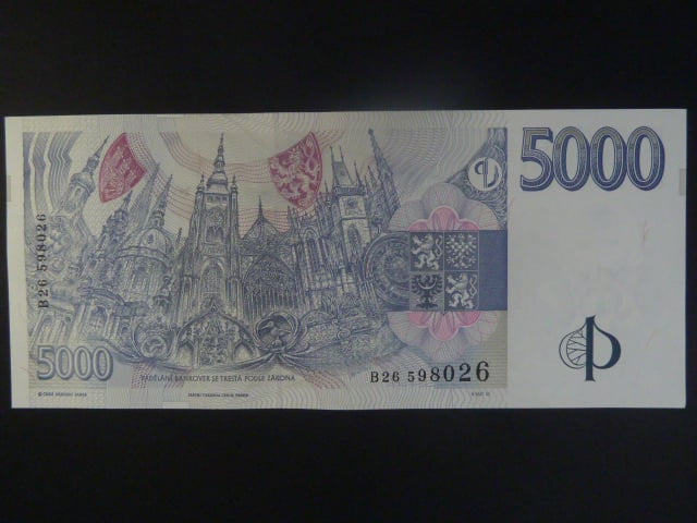 5000 Kč 1999 série B 26